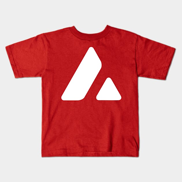 Avax Design Logo Kids T-Shirt by RetroandMangaarts